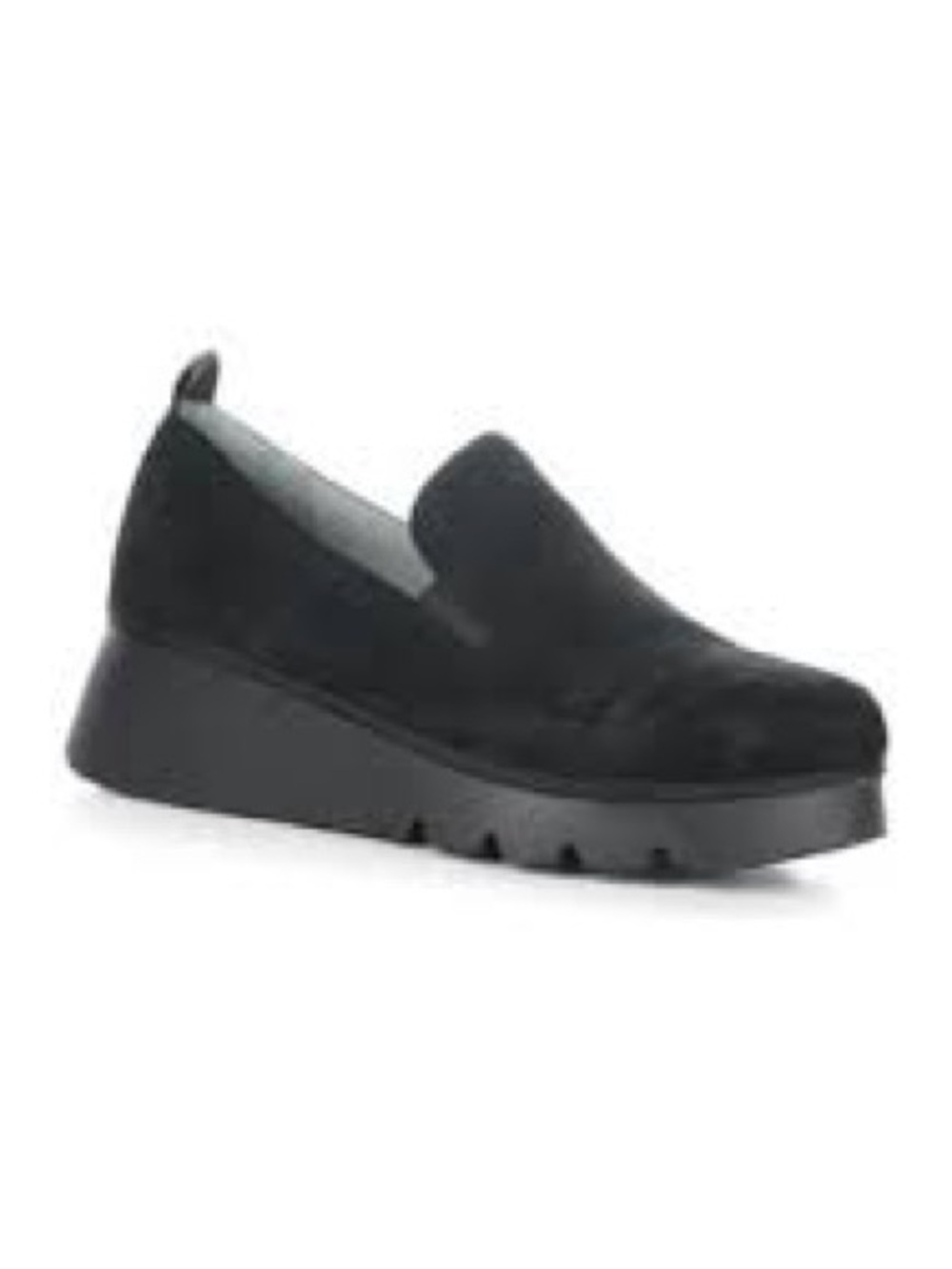 Fly London Pece Suede Platform Slip On Shoes Size 8